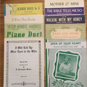 Vintage Sheet Music Collection